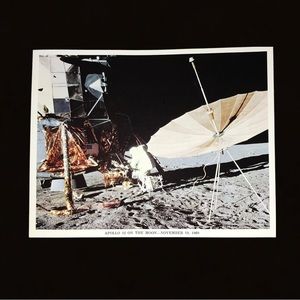 NASA Apollo 12 On The Moon Photo